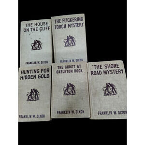 Antique and Vintage bundle of The Hardy Boys Mystery Stories by Franklin W Dixon